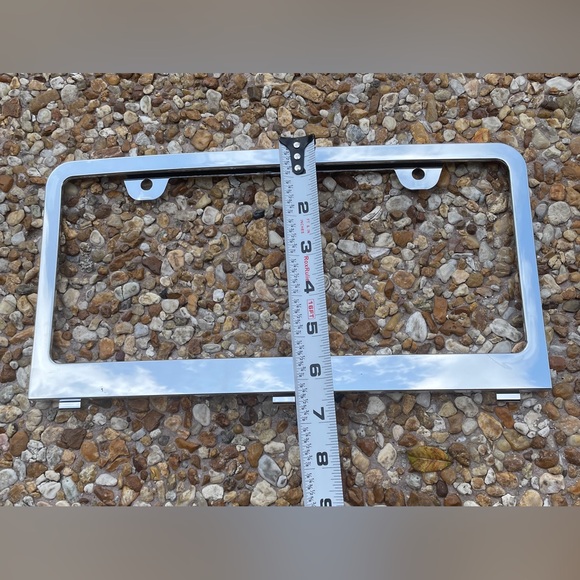 Tesla Model S Chrome License Plate Frame - Picture 6 of 6